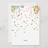 Papieren Lantaarns Uitnodiging (Achterkant)