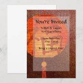 Papieren lantaarnuitvindingen kaart (Voorkant / Achterkant)