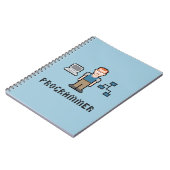 Papieren laptop met Pixel Programmer Notitieboek (Linkerzijde)