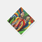 Papieren luiers, Afrikaanse Vrouwenparrots Servet (Hoek)