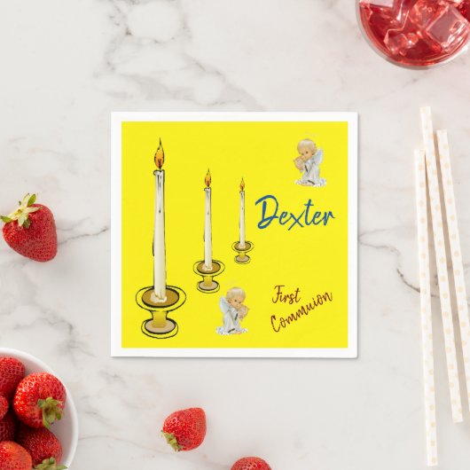 Papieren luiers, Angel Candles Servet (Insitu)