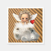 Papieren luiers, Angel Polar-Beer Servet (Voorkant)