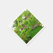 Papieren luiers, apen, bananenbomen servet (Hoek)