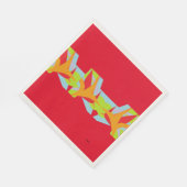 Papieren luiers: blijdschap van de lente servet (Hoek)