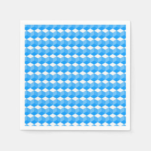 Papieren luiers - Blokkerpatroon in drie schaduwen Servetten