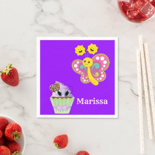 Papieren luiers, botercupcake servet (Insitu)