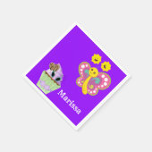 Papieren luiers, botercupcake servet (Hoek)