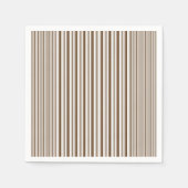 Papieren luiers, bruine streep servet (Voorkant)