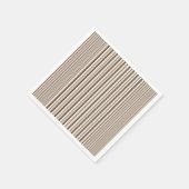 Papieren luiers, bruine streep servet (Hoek)