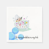 Papieren luiers, Bubble Bath Bathroom Napkins Servet (Voorkant)