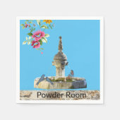Papieren luiers, Floral Birds Fountain Servet (Voorkant)