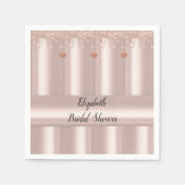 Papieren luiers, Floral Roos Drip Servet (Voorkant)