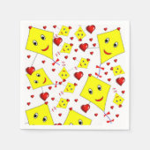 Papieren luiers, gele luiers servet (Voorkant)