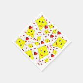 Papieren luiers, gele luiers servet (Hoek)