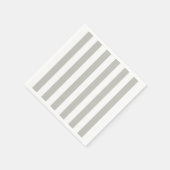 Papieren luiers, grijs en witte streep servet (Hoek)