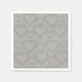 Papieren luiers, grijs en witten servet (Voorkant)