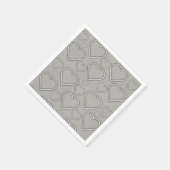 Papieren luiers, grijs en witten servet (Hoek)