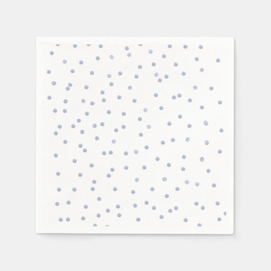 Papieren luiers, grijze n witte cirkels servet (Voorkant)