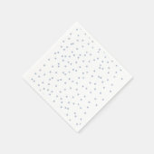 Papieren luiers, grijze n witte cirkels servet (Hoek)