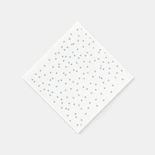 Papieren luiers, grijze n witte cirkels servet (Hoek)