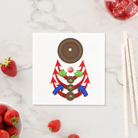 Papieren luiers, groenkikkers servet (Insitu)