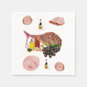 Papieren luiers, halfwitte olijfolie servet (Voorkant)