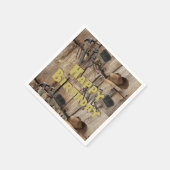 Papieren luiers, Happy Birthday Construction Tools Servet (Hoek)