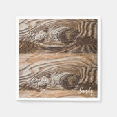 Papieren luiers, hout servet (Voorkant)