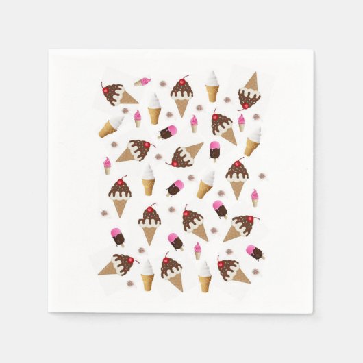 Papieren luiers, ijskap servet (Voorkant)