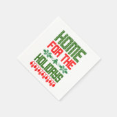 Papieren luiers kerst voor de Feestdagen Servet (Hoek)