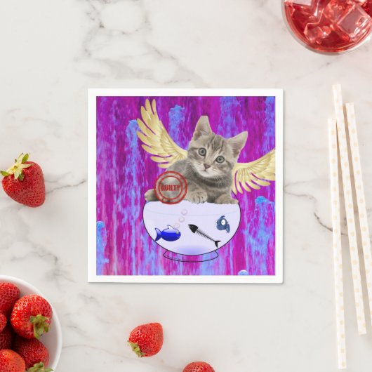 Papieren luiers, Kitten Fish Guilty Wings Servet (Insitu)