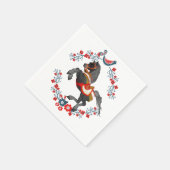 Papieren luiers, kleurrijke paardenbloemen servet (Hoek)