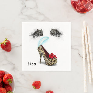 Papieren luiers, luipaarden servet