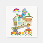 Papieren luiers, Man van vuilnis Napkins Servet (Voorkant)