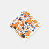 Papieren luiers, Oranje zwanenharten Servet (Hoek)