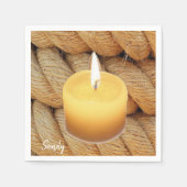 Papieren luiers, paus Candle Servet (Voorkant)