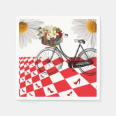 Papieren luiers, rode, gecontroleerde witwasmachin servet (Voorkant)