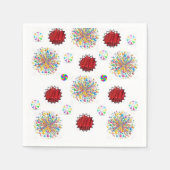 Papieren luiers, rode zoethout servet (Voorkant)