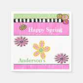 Papieren luiers, roze groene luiers servet (Voorkant)