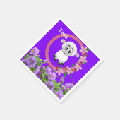 Papieren luiers, schapenvlies servet (Hoek)