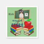 Papieren luiers, schoolboeken Penguin Apple Servet (Voorkant)