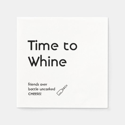 Papieren luiers, standaard cocktail Napkins Servet (Voorkant)