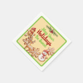 Papieren luiers, standaardcocktail servet (Hoek)