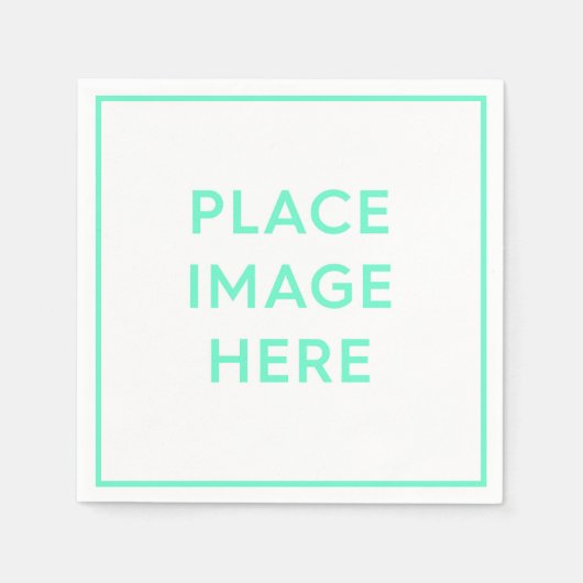 Papieren luiers, standaardcocktail servet (Voorkant)