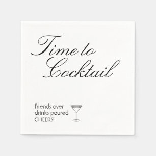 Papieren luiers, standaardcocktail servet