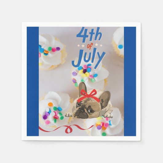 Papieren luiers, standaardcocktail servet (Voorkant)