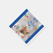 Papieren luiers, standaardcocktail servet (Hoek)