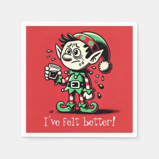 Papieren luiers, standaardcocktail servet (Voorkant)