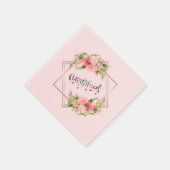 Papieren luiers, standaardcocktail servet (Hoek)