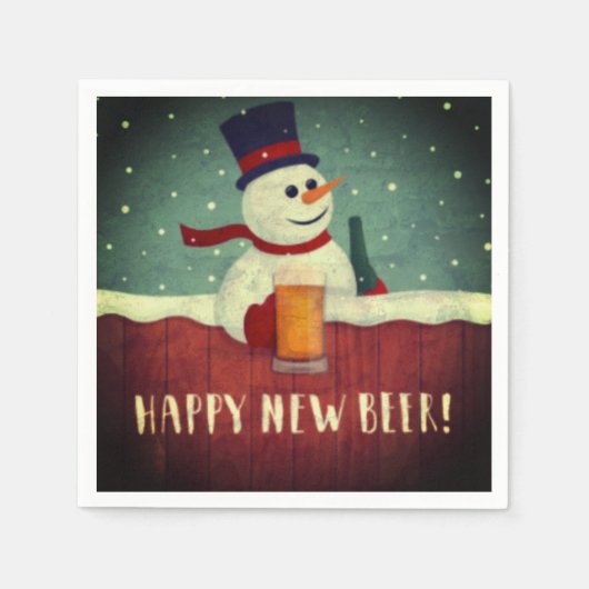 Papieren luiers, standaardcocktail servet (Voorkant)